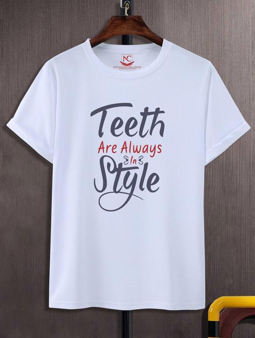 unisex typographic printed t-shirt - 20697633 - Standard Image - 0