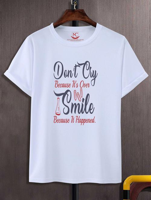 unisex typographic printed t-shirt - 20697644 -  Standard Image - 0