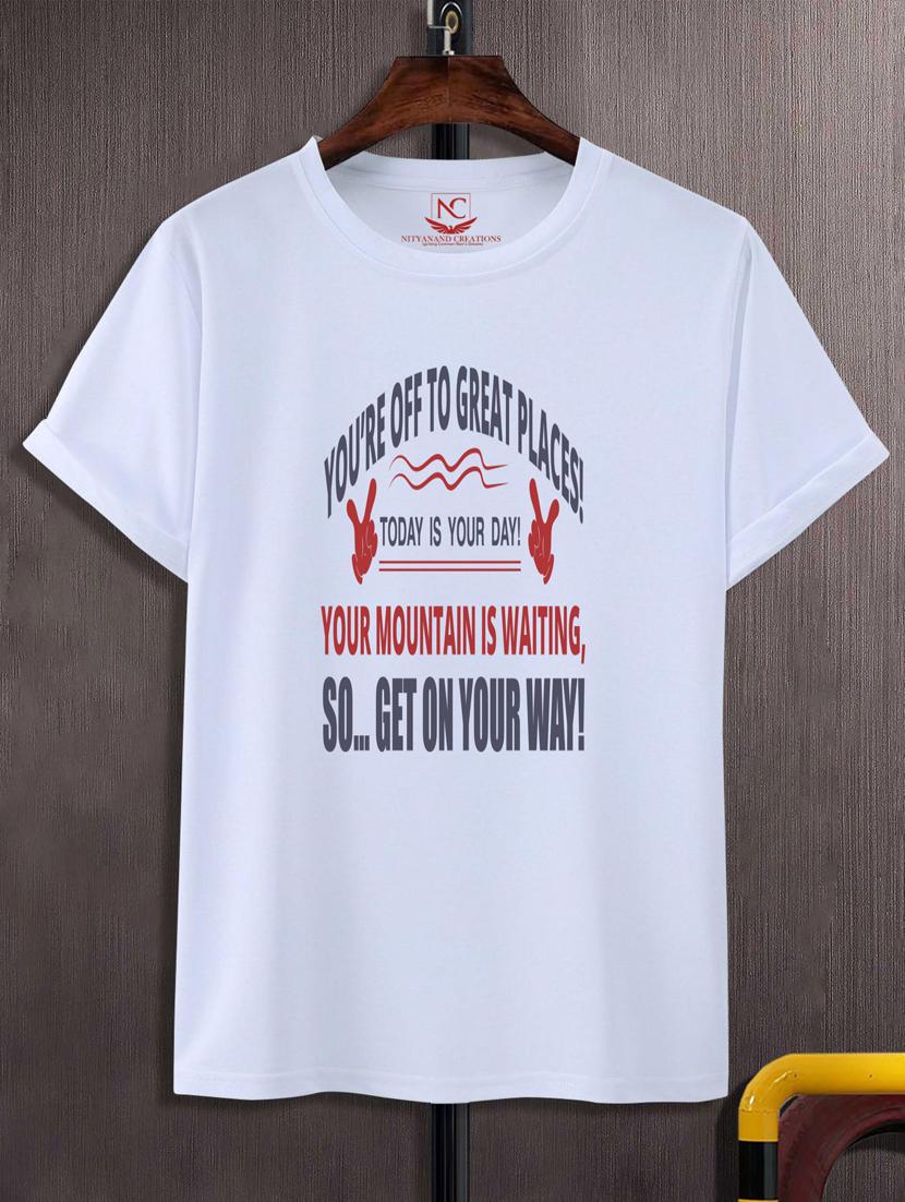 unisex typographic printed t-shirt - 20697678 - Zoom Image - 0