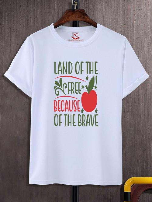 unisex typographic printed t-shirt - 20697731 - Standard Image - 0