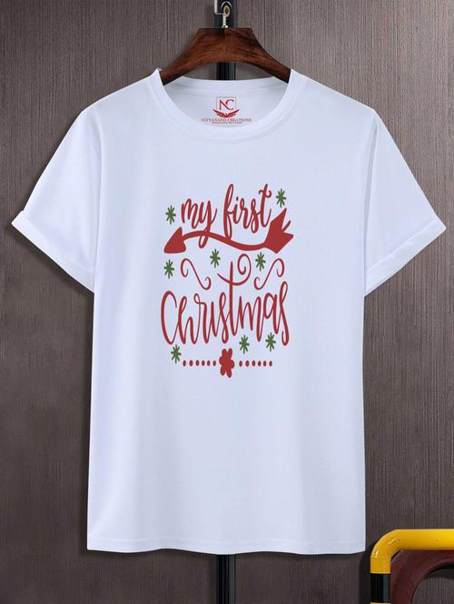 unisex typographic printed t-shirt - 20697738 - Standard Image - 0
