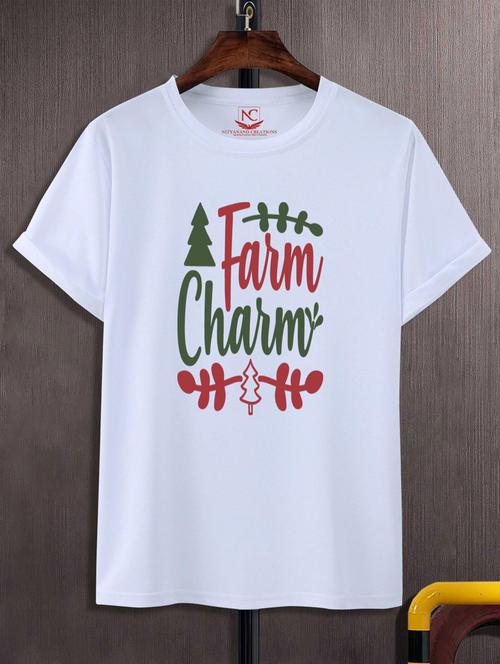 unisex typographic printed t-shirt - 20697739 - Standard Image - 0