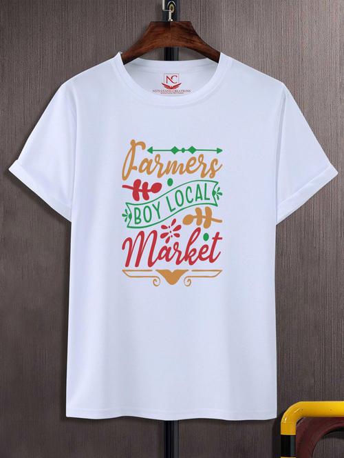 unisex typographic printed t-shirt - 20697743 -  Standard Image - 0
