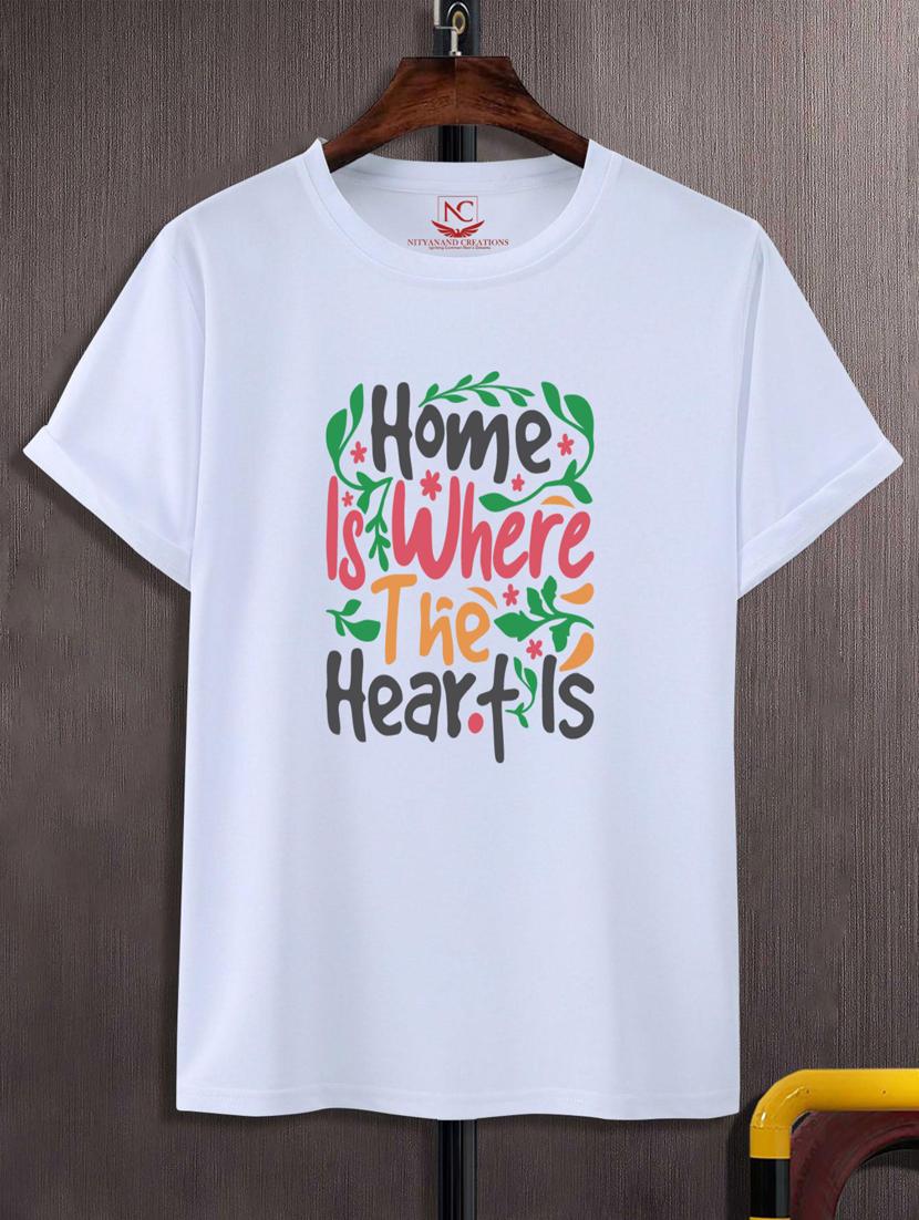 unisex typographic printed t-shirt - 20697750 - Zoom Image - 0