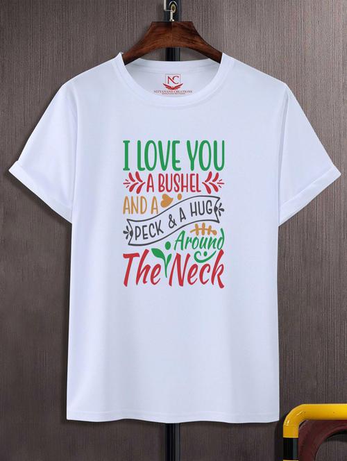 unisex typographic printed t-shirt - 20697757 - Standard Image - 0