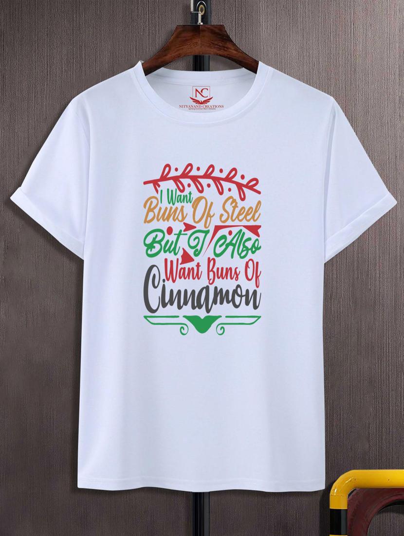 unisex typographic printed t-shirt - 20697759 -  Zoom Image - 0