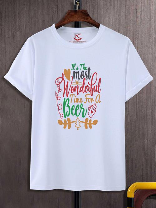 unisex typographic printed t-shirt - 20697762 - Standard Image - 0
