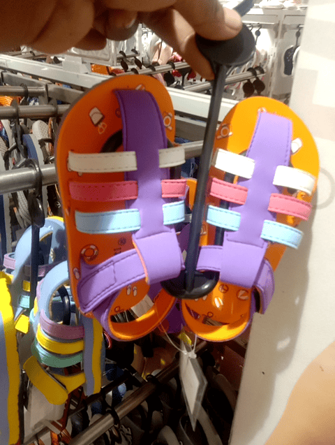 orange eva sandal - 20699655 - Zoom Image - 0