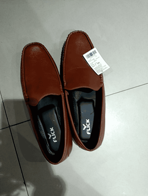 tan pu (polyurethane) shoes - 20699825 -  Zoom Image - 0