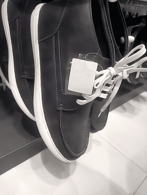 grey pu (polyurethane) shoes - 20699842 -  Standard Image - 0
