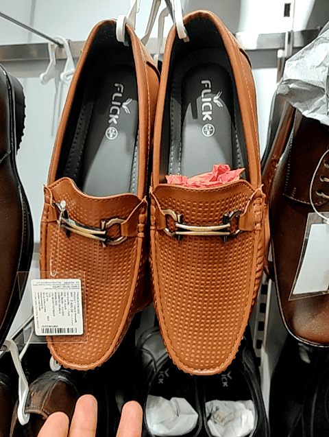 tan pu (polyurethane) shoes - 20699844 -  Standard Image - 0