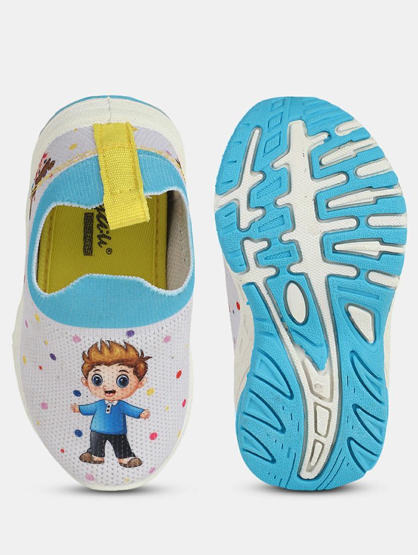 sky blue pu (polyurethane) casual shoes - 20701382 - Standard Image - 5