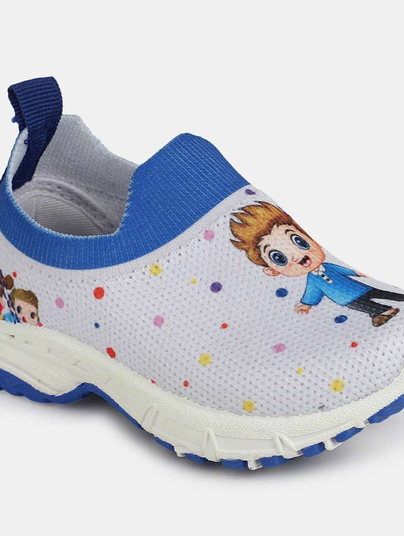 navy blue pu (polyurethane) casual shoes - 20701384 -  Standard Image - 3