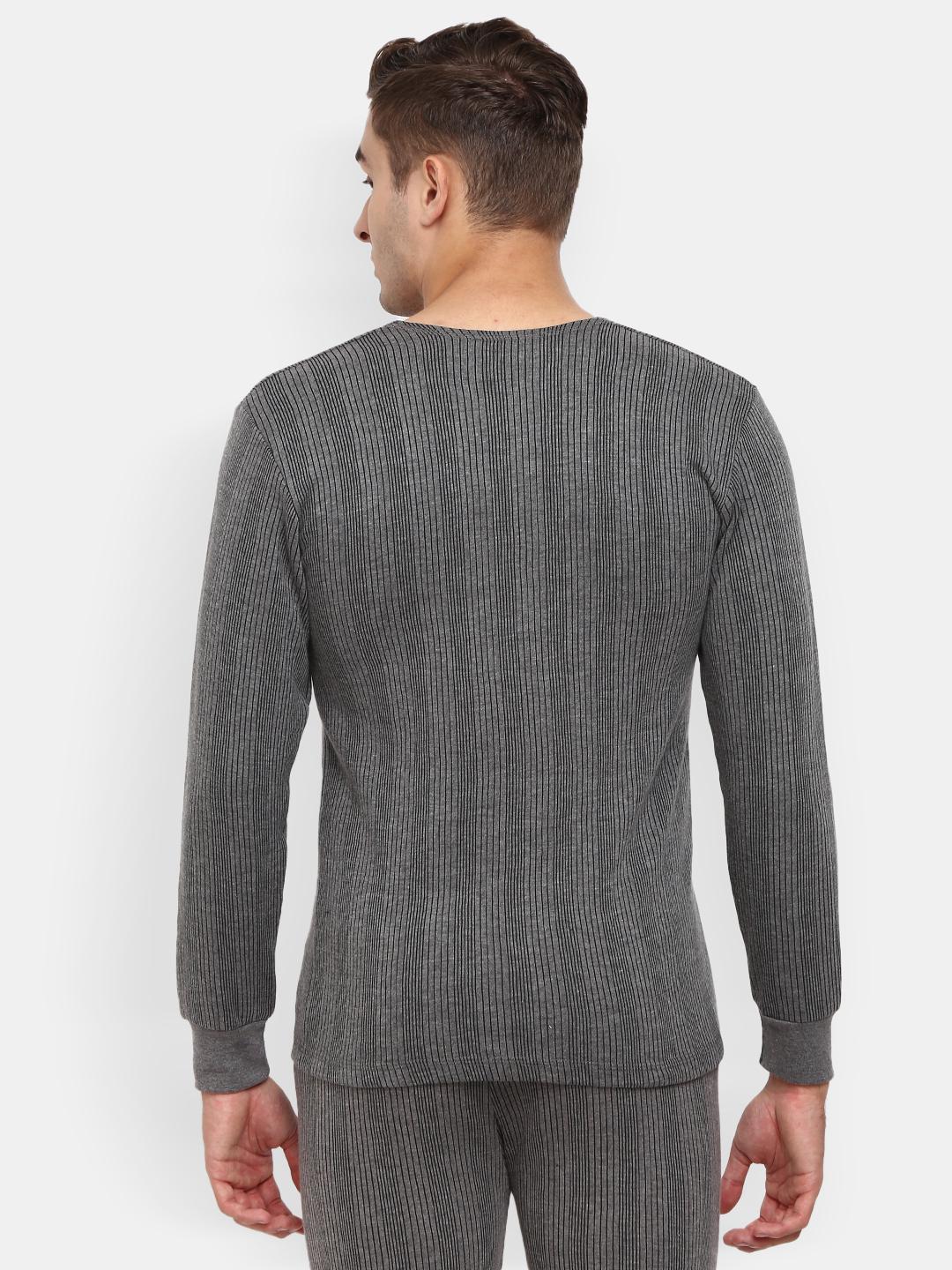 charcoal melange poly cotton thermal set - 20701723 - Standard Image - 3