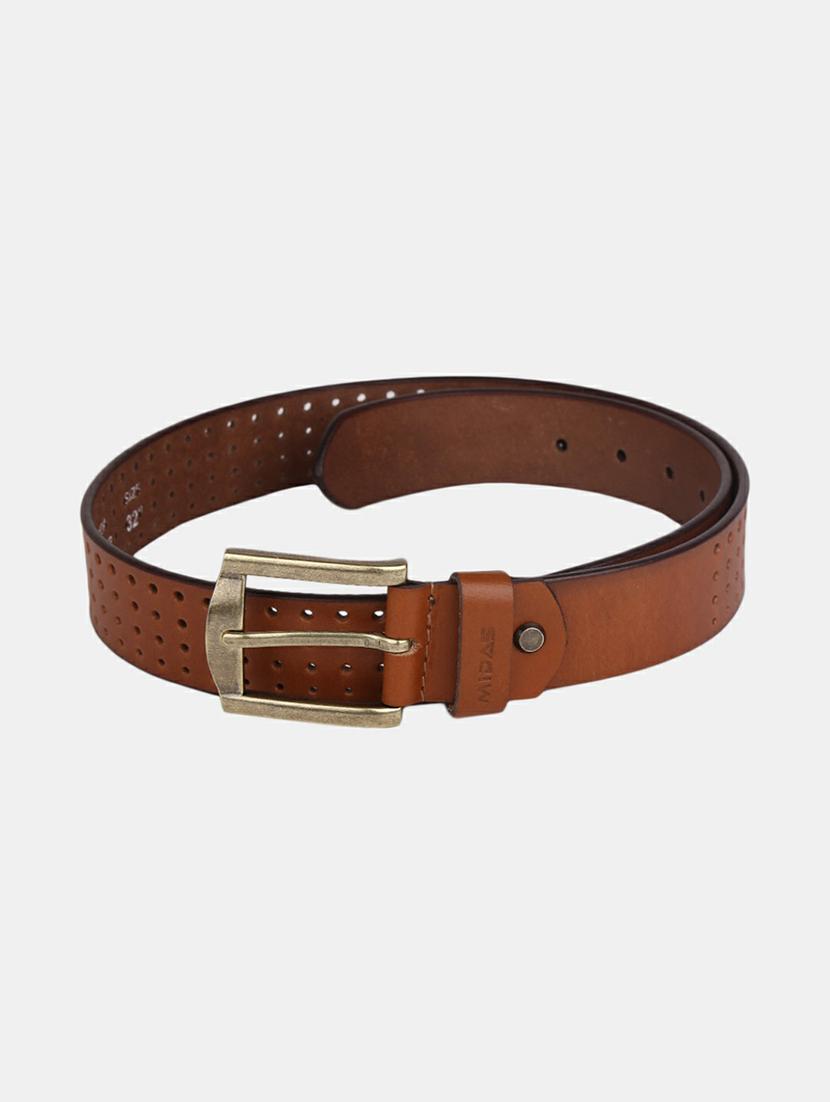 tan leather belt - 20702067 - Zoom Image - 0