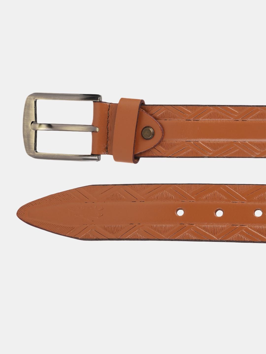 tan leather belt - 20702188 - Standard Image - 3