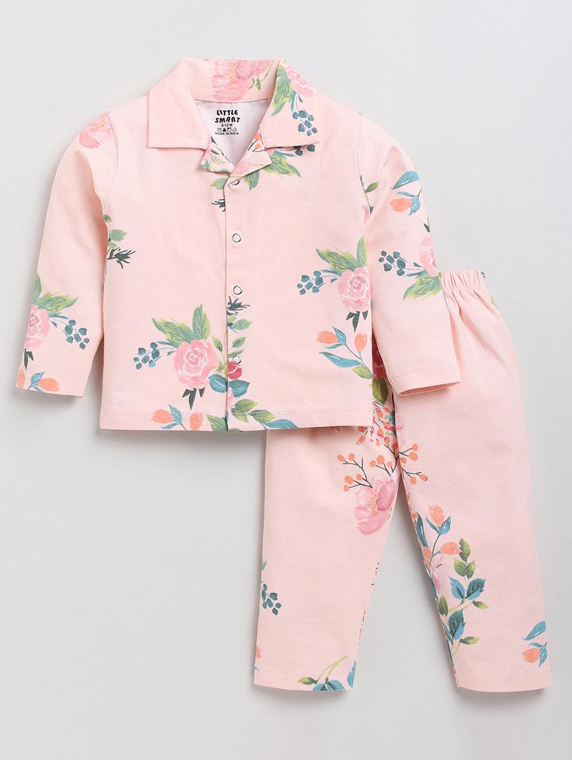 kids printed pyjama nightwear set - 20703677 -  Zoom Image - 0