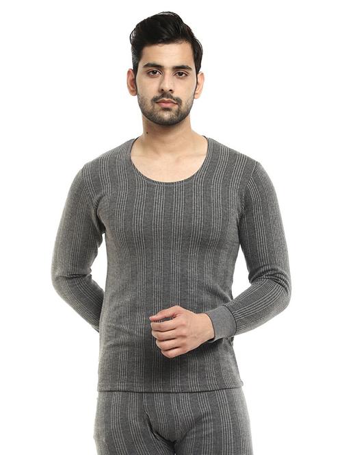 charcoal melange poly cotton thermal set - 20705944 - Standard Image - 0