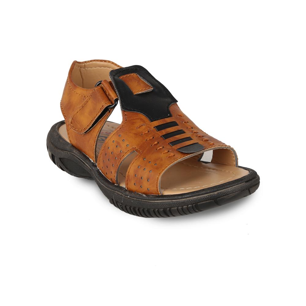 tan pu (polyurethane) sandal - 20706215 -  Zoom Image - 0