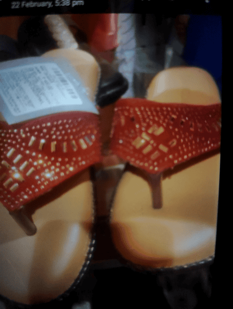 cherry pu (polyurethane) flip flops - 20716140 -  Standard Image - 0