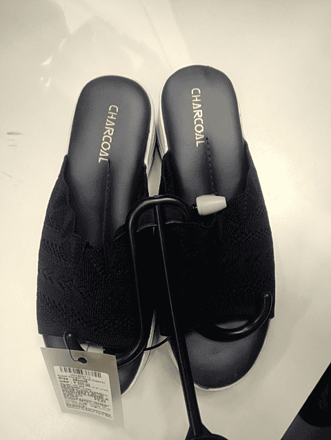 navy blue pvc flip flops - 20716271 - Zoom Image - 0