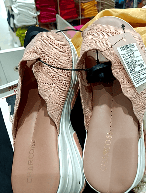 pink pvc flip flops - 20716277 - Standard Image - 0