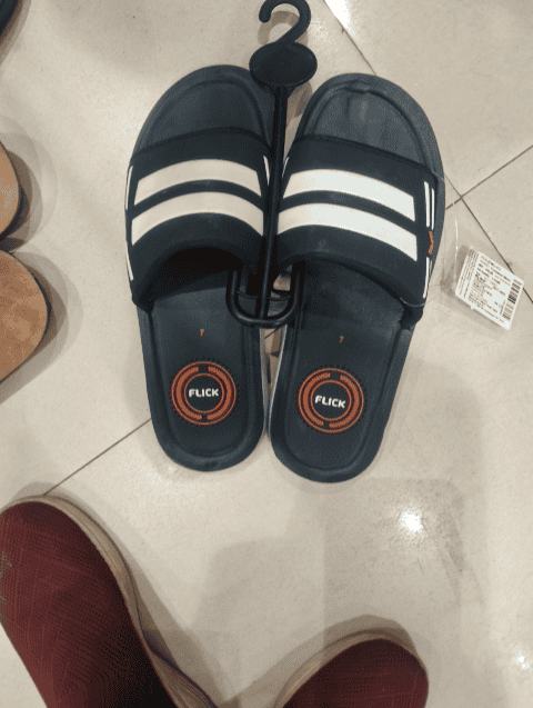 orange pu (polyurethane) flip flops - 20716496 - Zoom Image - 0
