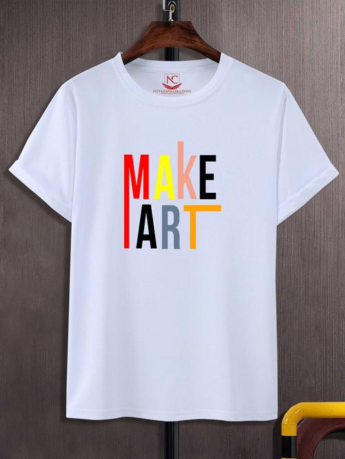 unisex typographic printed t-shirt - 20717595 -  Standard Image - 0