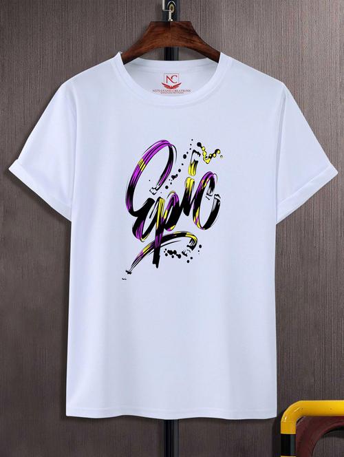 unisex typographic printed t-shirt - 20717630 - Standard Image - 0