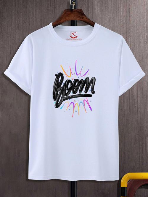 unisex typographic printed t-shirt - 20717633 - Standard Image - 0