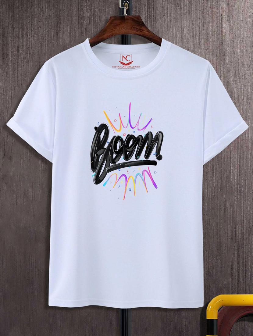 unisex typographic printed t-shirt - 20717633 - Zoom Image - 0