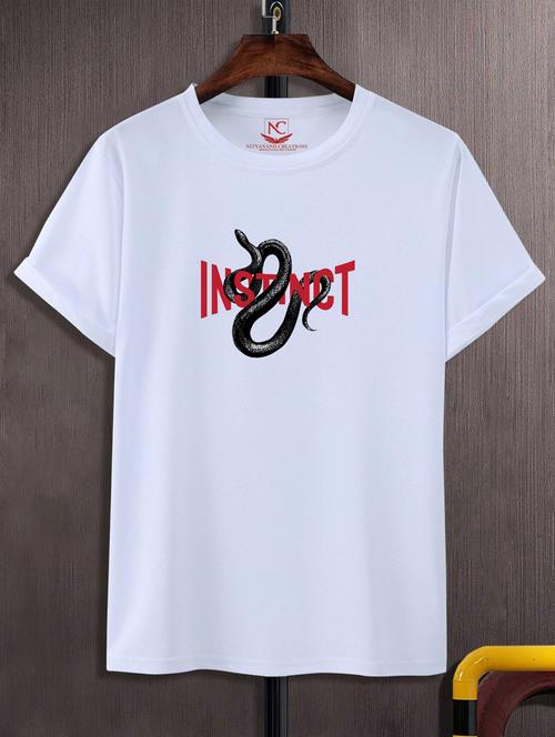 unisex typographic printed t-shirt - 20717645 -  Standard Image - 0