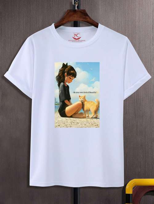 unisex graphic printed t-shirt - 20717689 -  Standard Image - 0