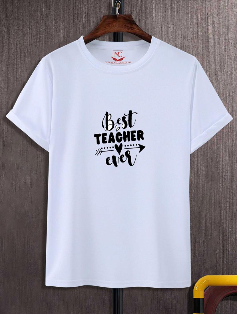 unisex typographic printed t-shirt - 20717783 -  Zoom Image - 0