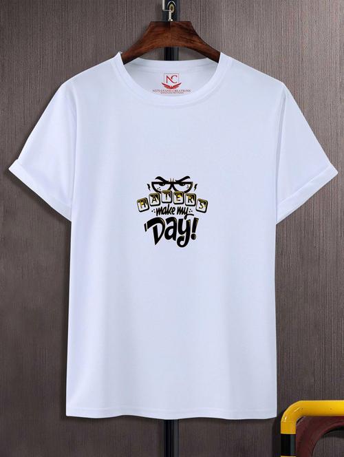 unisex typographic printed t-shirt - 20717807 - Standard Image - 0