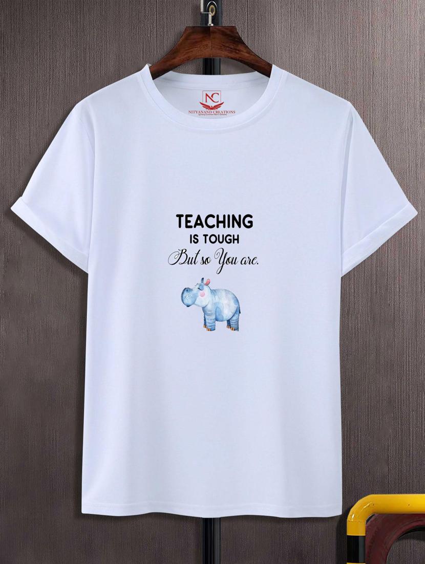 unisex typographic printed t-shirt - 20717846 - Zoom Image - 0