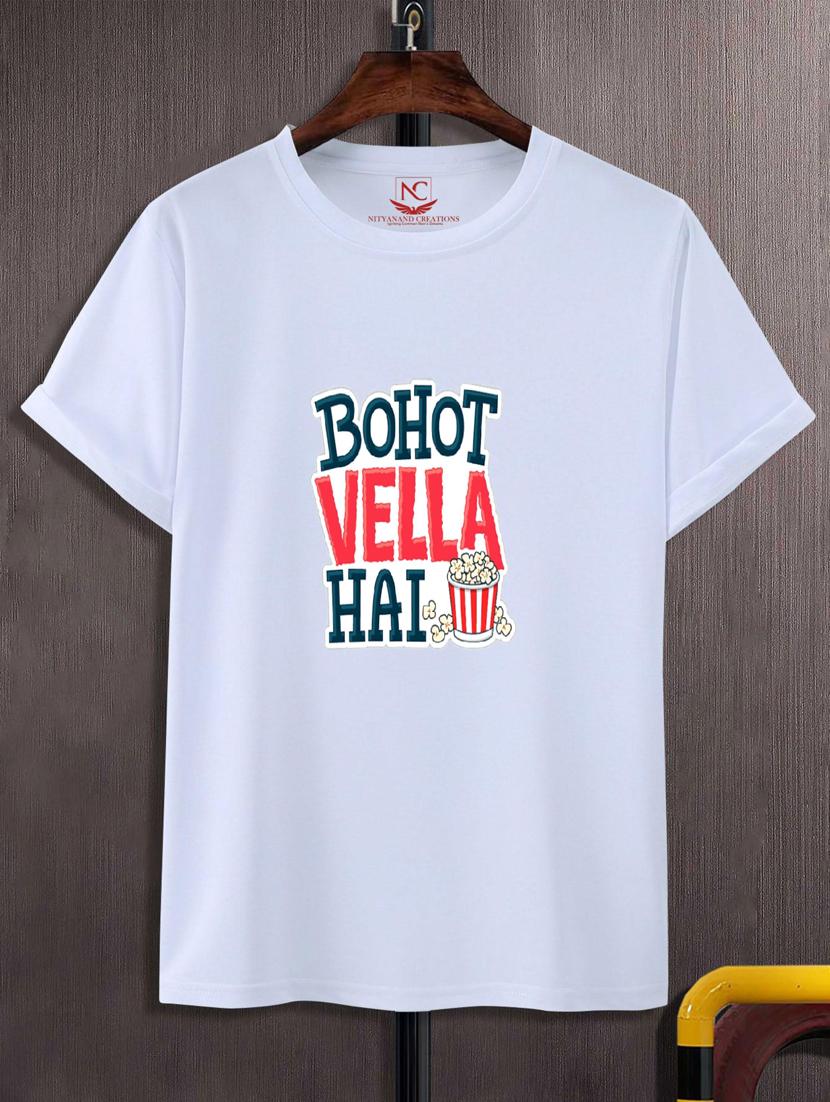unisex typographic printed t-shirt - 20718014 - Zoom Image - 0