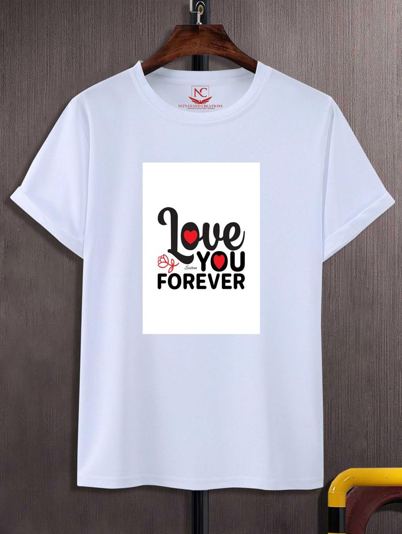 unisex typographic printed t-shirt - 20718021 -  Zoom Image - 0