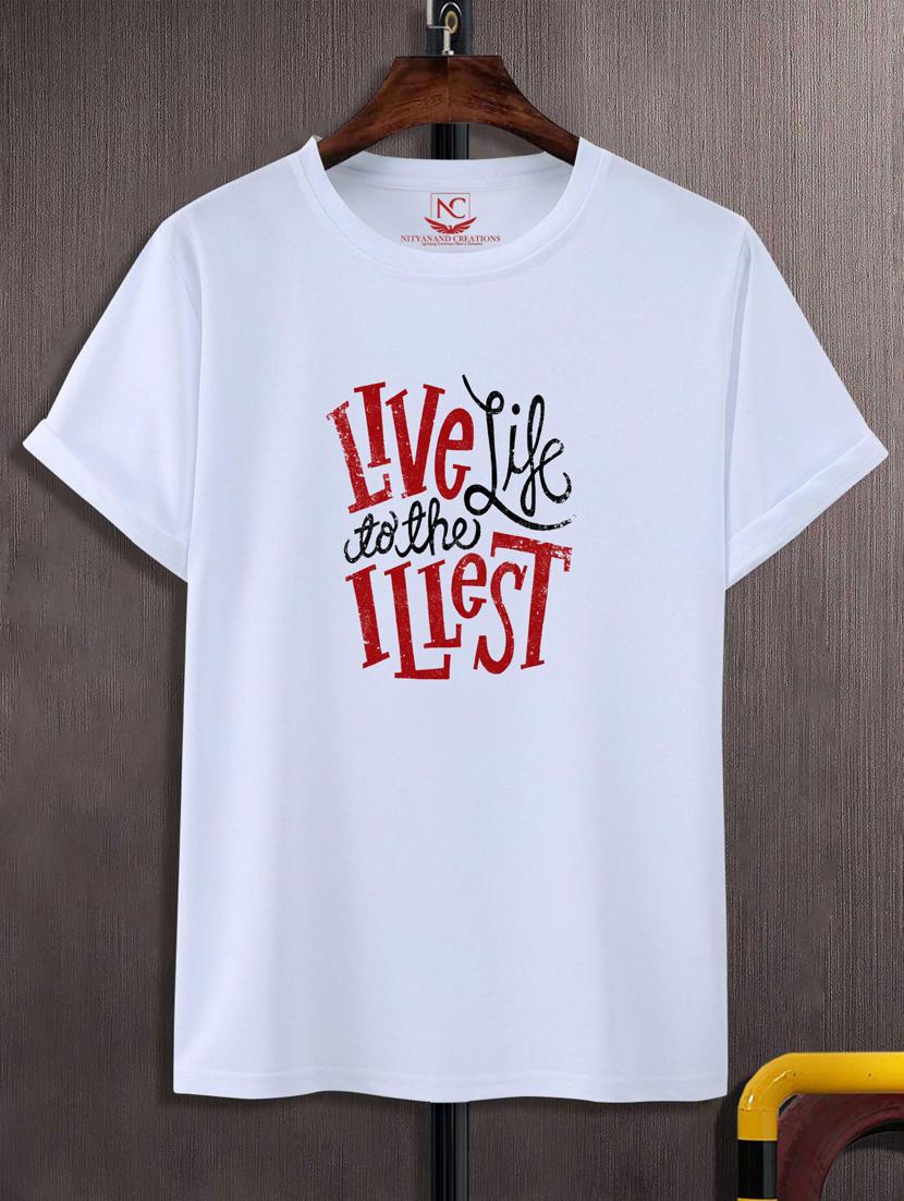 unisex typographic printed t-shirt - 20718124 -  Zoom Image - 0