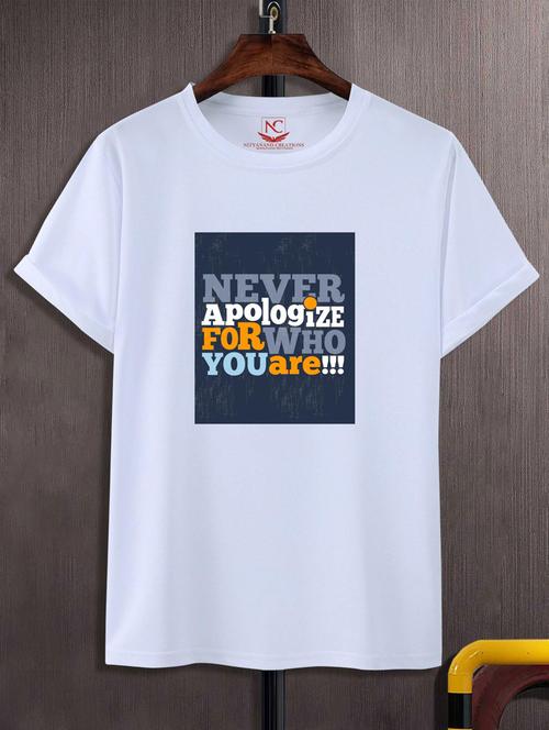 unisex typographic printed t-shirt - 20718207 - Standard Image - 0
