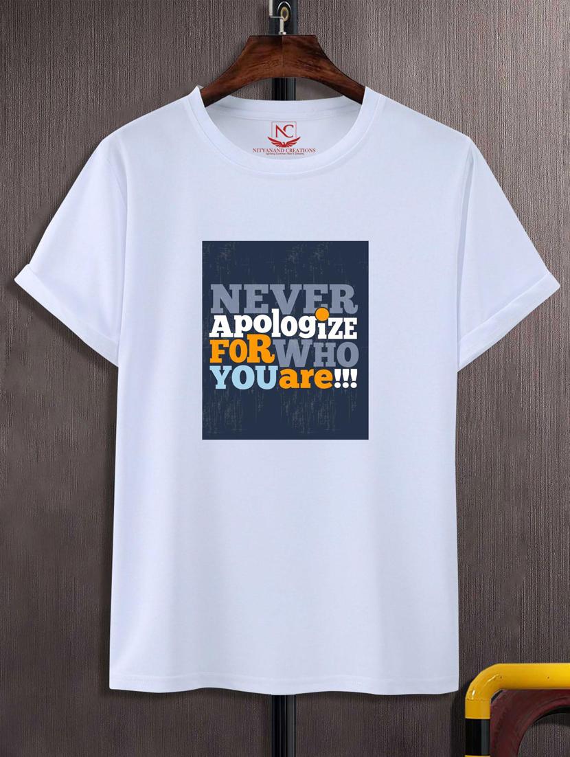 unisex typographic printed t-shirt - 20718207 - Zoom Image - 0