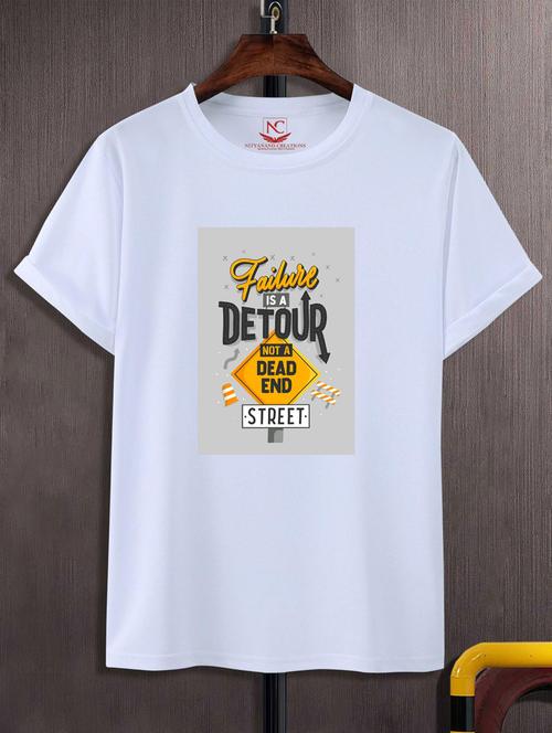 unisex typographic printed t-shirt - 20718224 -  Standard Image - 0
