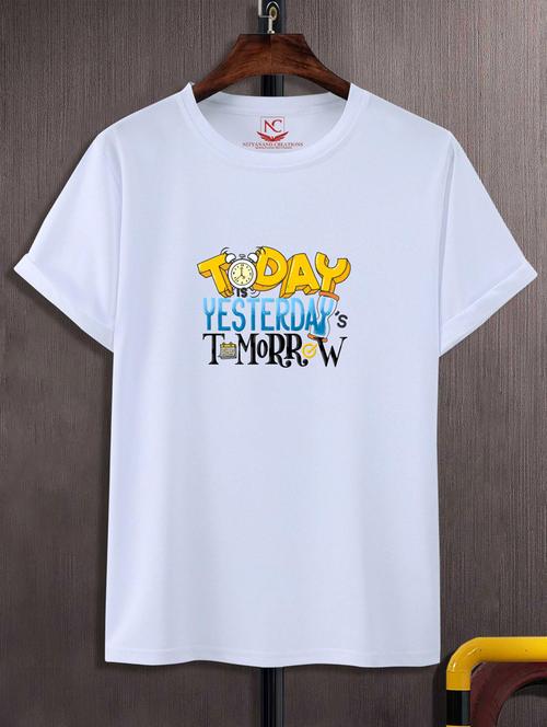 unisex typographic printed t-shirt - 20718271 - Standard Image - 0