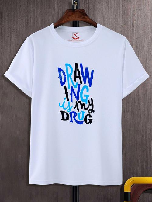 unisex typographic printed t-shirt - 20718288 -  Standard Image - 0