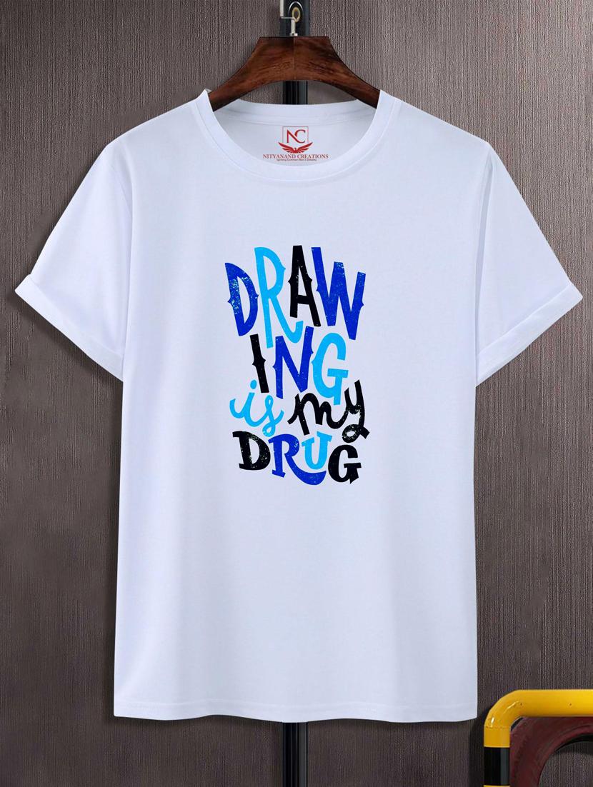 unisex typographic printed t-shirt - 20718288 -  Zoom Image - 0