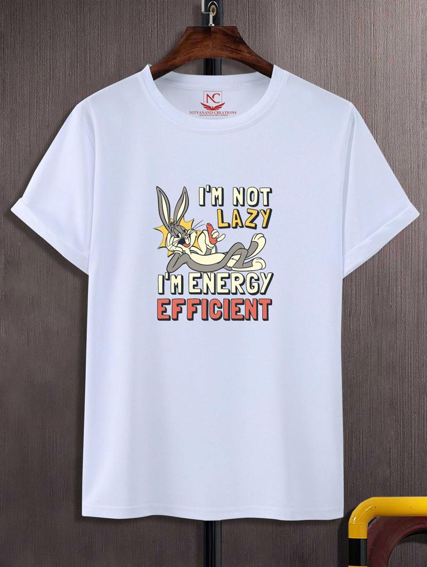 unisex typographic printed t-shirt - 20718297 -  Zoom Image - 0