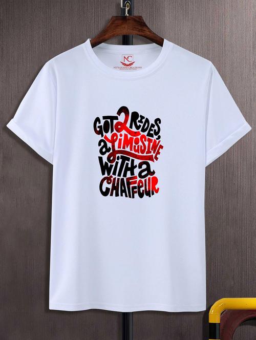 unisex typographic printed t-shirt - 20718309 - Standard Image - 0