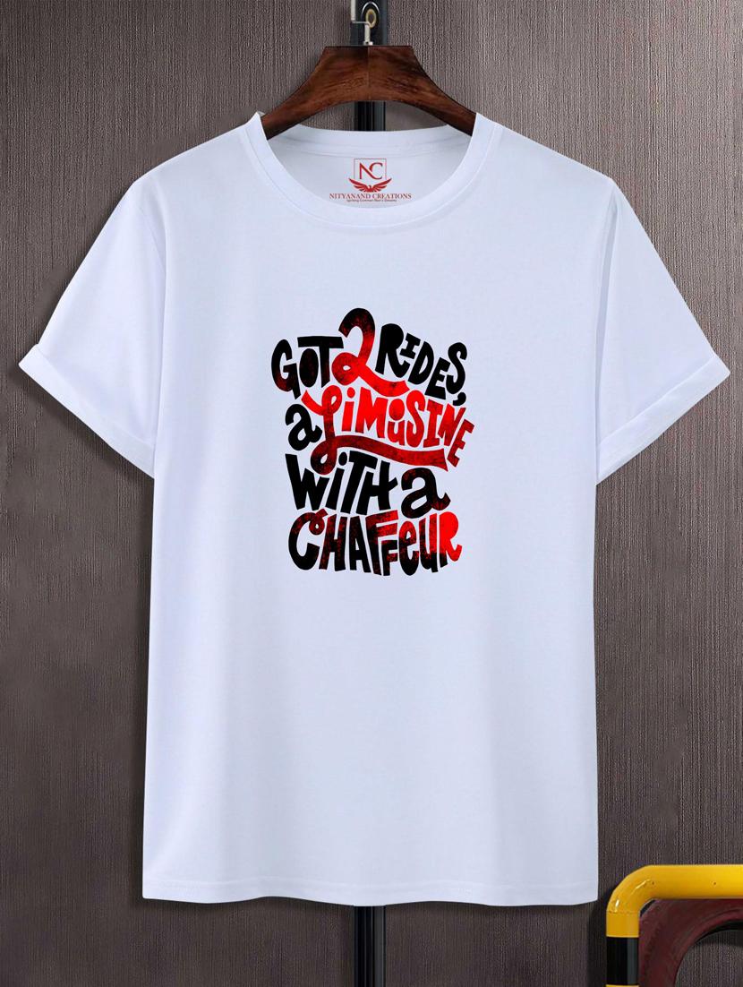 unisex typographic printed t-shirt - 20718309 - Zoom Image - 0