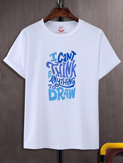 unisex typographic printed t-shirt - 20718315 -  Standard Image - 0