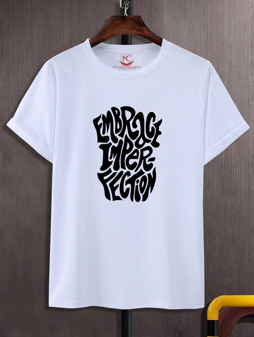 unisex typographic printed t-shirt - 20718334 -  Standard Image - 0